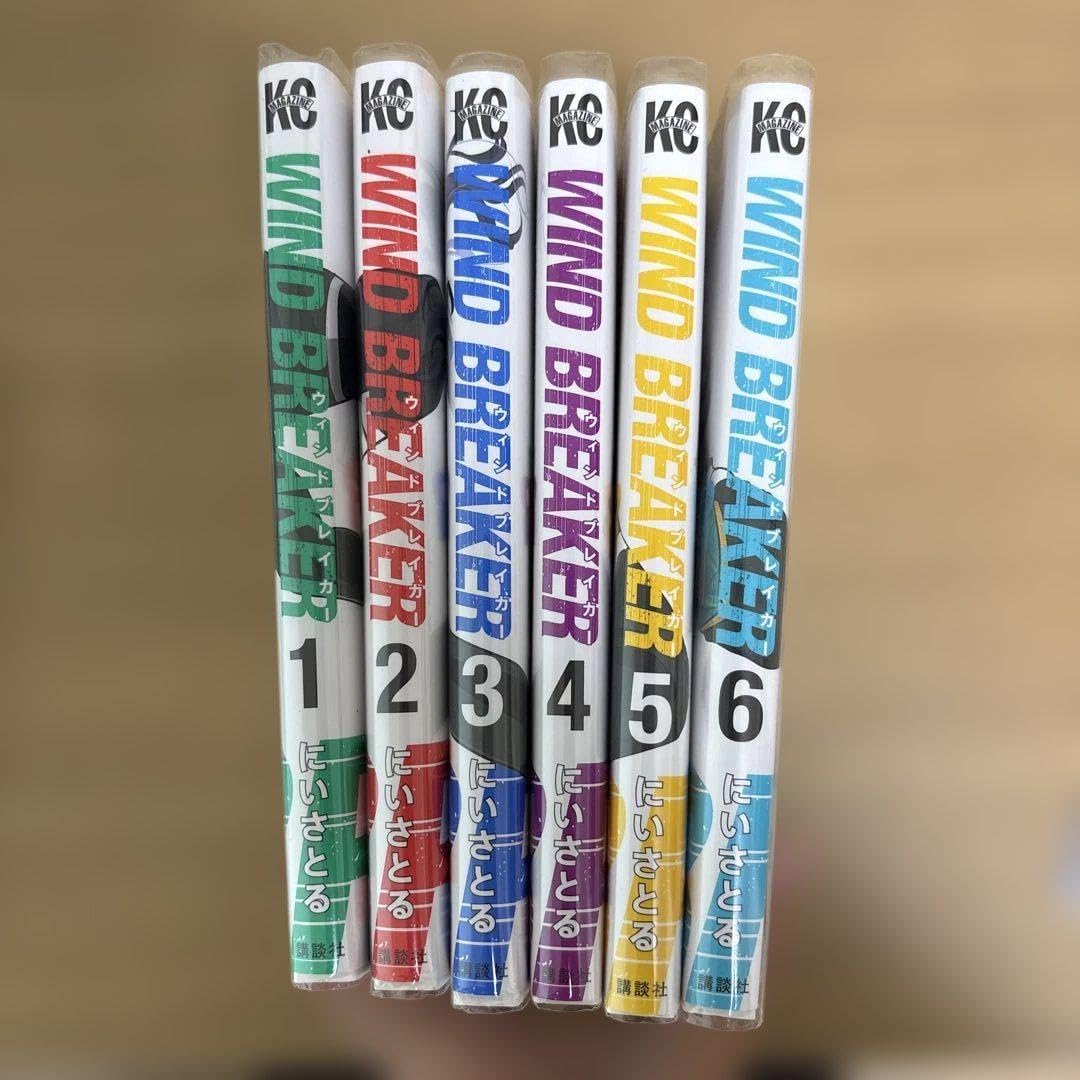 WIND BREAKER全巻 【全巻初版&帯付き】 WIND BREAKER 1-6巻セット WIND BREAKER 既刊全巻 初版帯付き